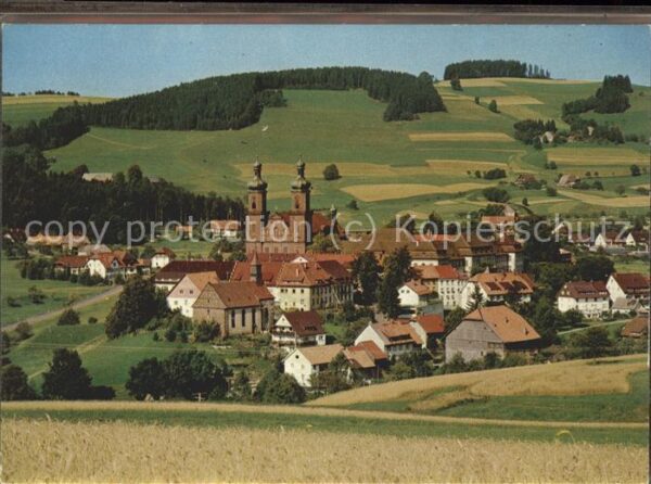 St Peter Schwarzwald Panorama mit Kirche