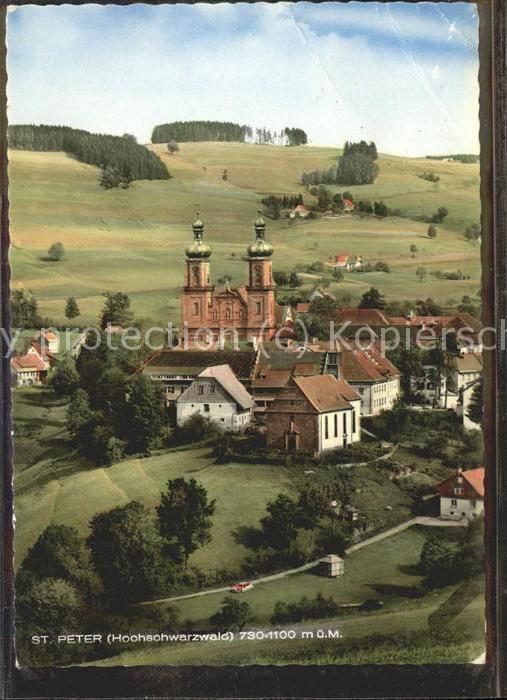 St Peter Schwarzwald Panorama mit Kirche