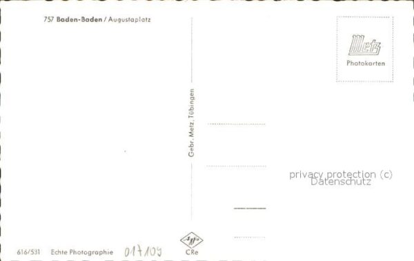 Baden-Baden Augustaplatz Bus Autos – Bild 2