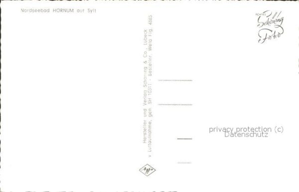 Hoernum Sylt Fliegeraufnahme Insel – Bild 2