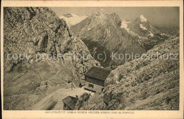 Garmisch-Partenkirchen Meilerhütte Hochblassen Alpspitze