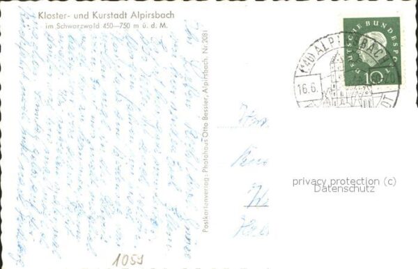 Alpirsbach Fliegeraufnahme Kloster-und Kurstadt – Bild 2