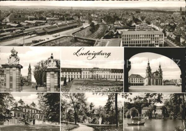 Ludwigsburg Panorama Ansichten Schloss