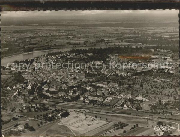 Breisach Rhein Fliegeraufnahme