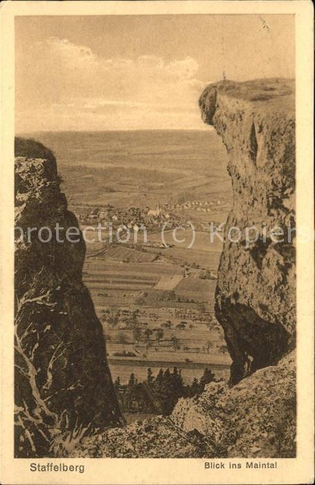 Staffelberg Blick ins Maintal