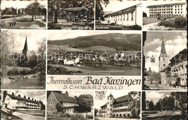 Bad Krozingen Kleingolf Musikpavillon Quellbäder Ev K