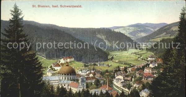 St Blasien Ortsansicht