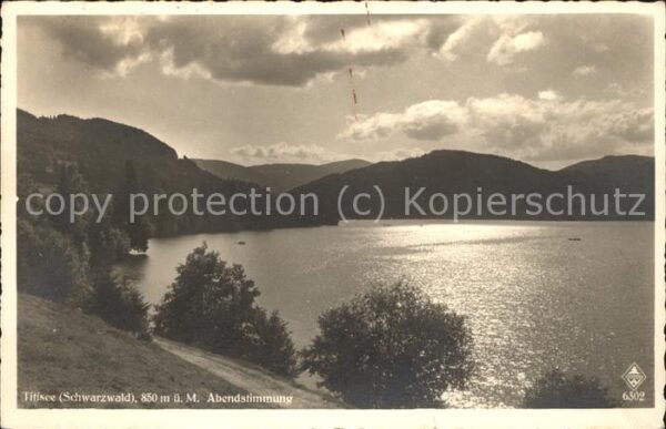 Titisee-Neustadt Abend am Titisee