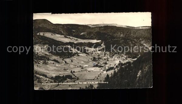 Menzenschwand mit Feldberg Panorama