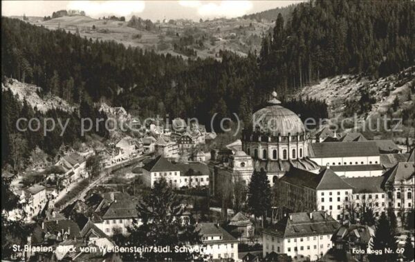St Blasien Blick vom Weissenstein