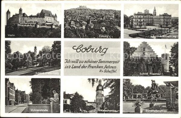 Coburg Veste Coburg Schlösser Ehrenburg Callen