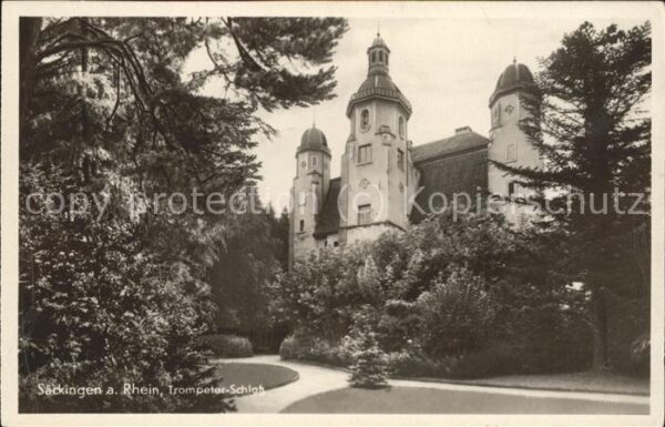 Saeckingen Rhein Trompeter Schloss