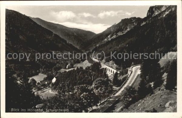 Hoellental Schwarzwald Höllentalstrasse