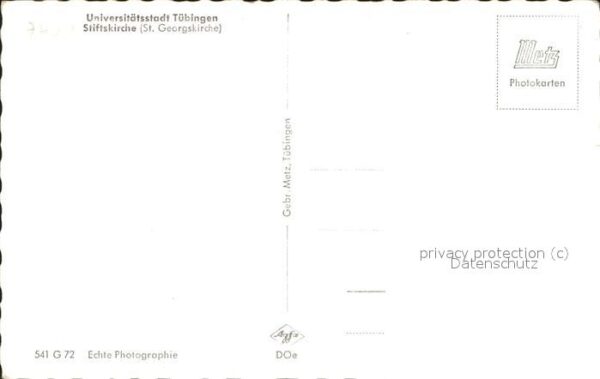 Tuebingen Stiftskirche Inneres – Bild 2