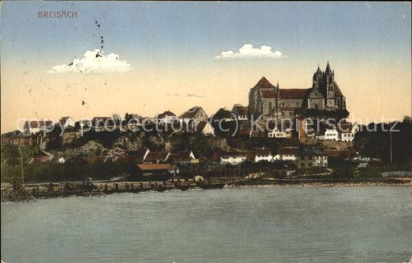 Breisach Rhein Stadtblick mit Münster
