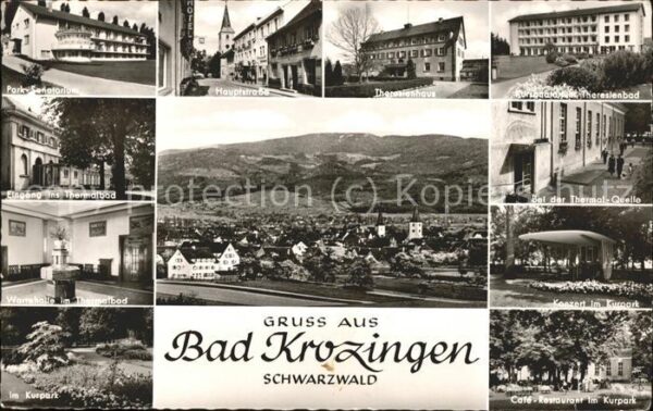 Bad Krozingen Panorama Sanatorium Theresienhaus und B