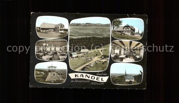 Kandel Waldkirch Breisgau Berggasthaus Kandelhof Teilansichten