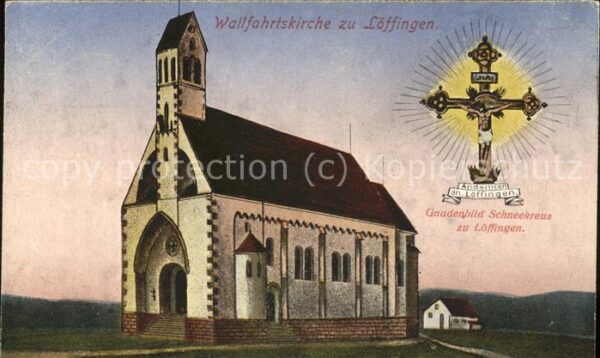 Loeffingen Wallfahrtskirche Gnadenbild Schneekreuz