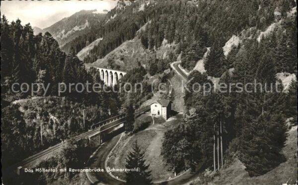 Hoellental Schwarzwald mit Ravennabrücke