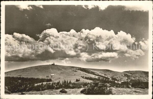 Feldberg Schwarzwald Feldbergmassiv mit Wilhelmerhütte
