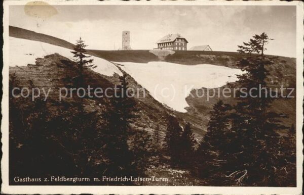 Feldberg Schwarzwald Gasthaus zum Feldbergturm mit Friedrich