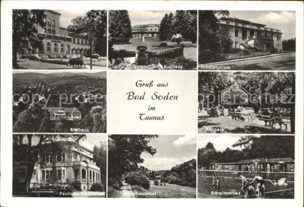 Bad Soden Taunus Badehaus Kurhaus Inhalatorium Kurhaus K