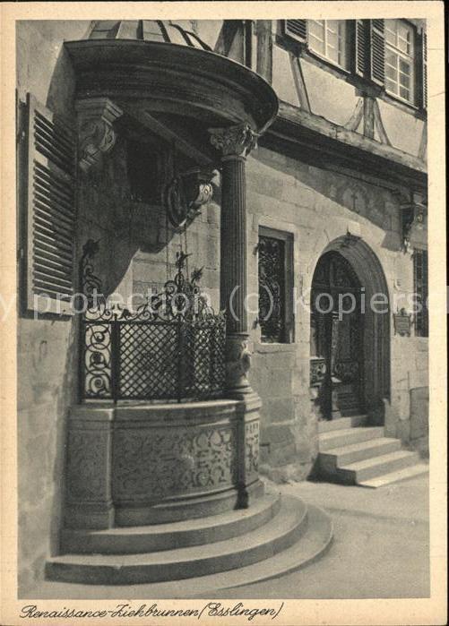 Esslingen Stuttgart Renaissance Ziehbrunnen
