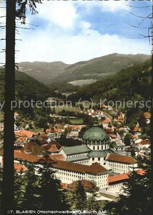 St Blasien Ortsansicht mit Dom