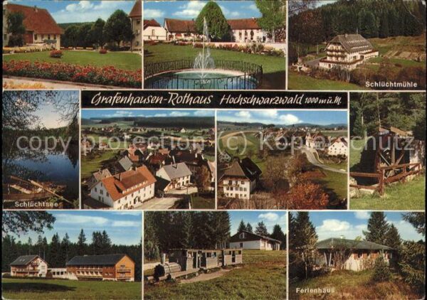 Grafenhausen Schwarzwald Schlüchtmühle und See Ferienhaus Teilan