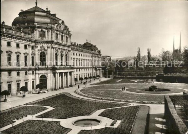 Wuerzburg Residenz Hofgarten