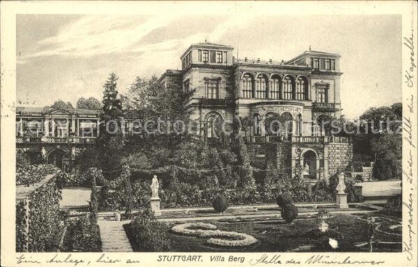 Stuttgart Villa Berg Feldpost
