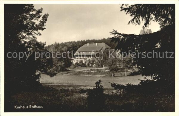 Rothaus Grafenhausen Kurhaus Hotel Rothaus