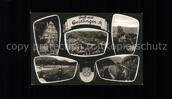 Geislingen Steige Panorama mit Teilansichten