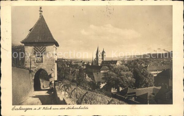 Esslingen Neckar Neckarhalde Panorama