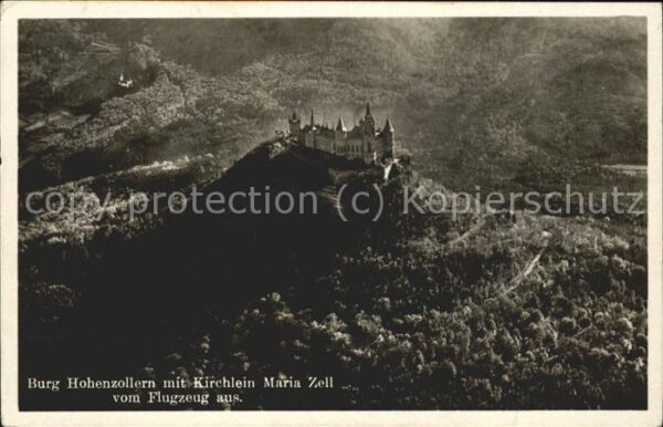 Hechingen Burg Hohenzollern mit Kirchlein Maria Z