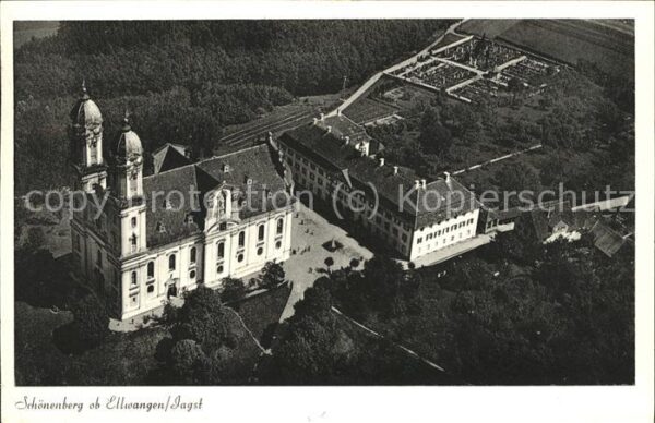 Schoenenberg Ellwangen Schloss Fliegeraufnahme