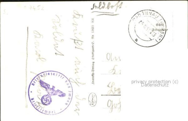 Bad Imnau Kursaal und Fürstenbau Feldpost – Bild 2