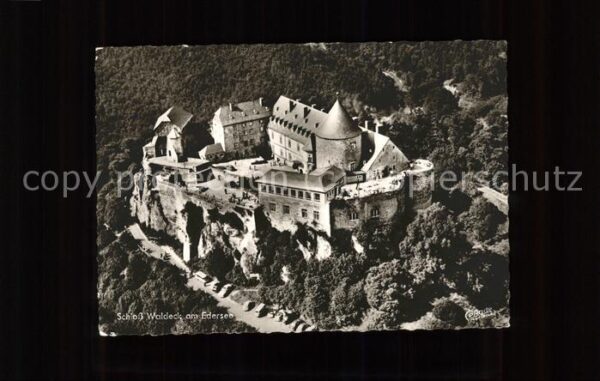 Edersee Schloss Waldeck Fliegeraufnahme