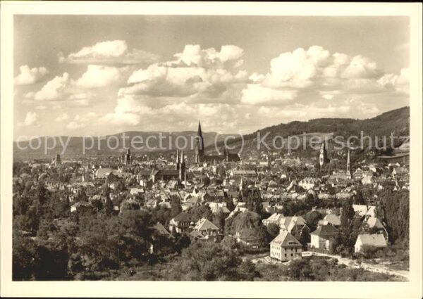 Freiburg Breisgau Gesamtansicht
