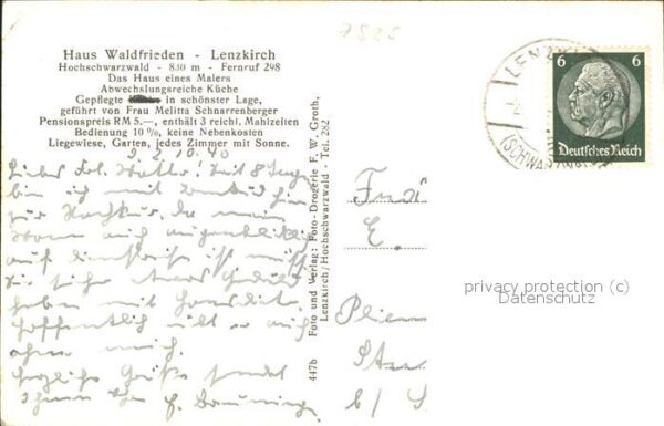 Lenzkirch Haus Waldfrieden – Bild 2