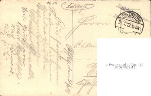 Offenburg Volksgarten Feldpost – Bild 2