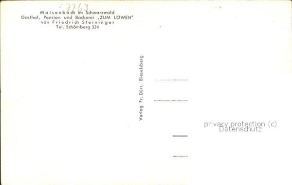 Maisenbach Gasthof Pension zum Löwen Lengenbachtal – Bild 2