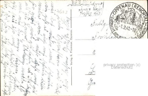 Oppenau Ortsansicht Feldpost – Bild 2