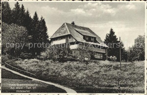 Hinterzarten Haus Gremmelspacher