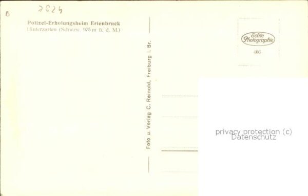 Hinterzarten Polizei Erholungsheim Erlenbruck – Bild 2