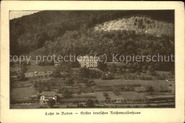 Lahr Schwarzwald Erstes dt Reichswaisenhaus Feldpost