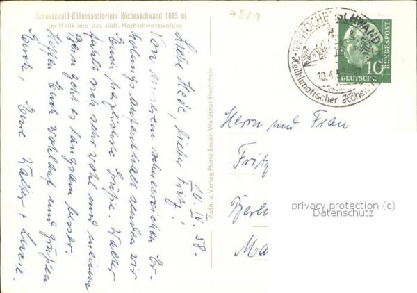 Hoechenschwand Höhensanatorium – Bild 2