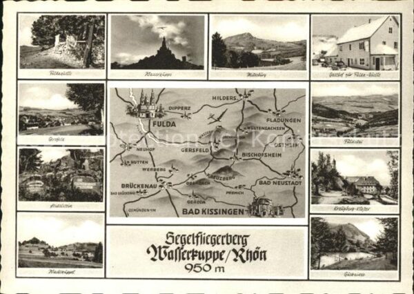 Wasserkuppe Rhoen Fuldaquelle Heidelstein Wachtküppel