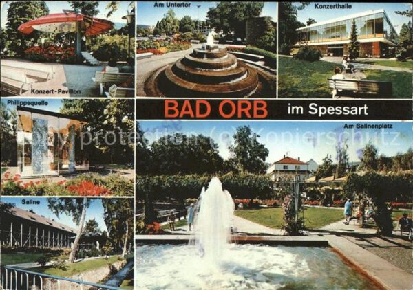 Bad Orb Spessart Konzerthalle Konzert-Pavillon Saline