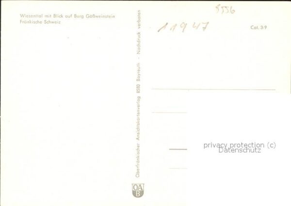 Goessweinstein Burg – Bild 2